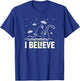 Funny Bigfoot riding Nessie I believe T-Shirt - T-Shirt | Royal