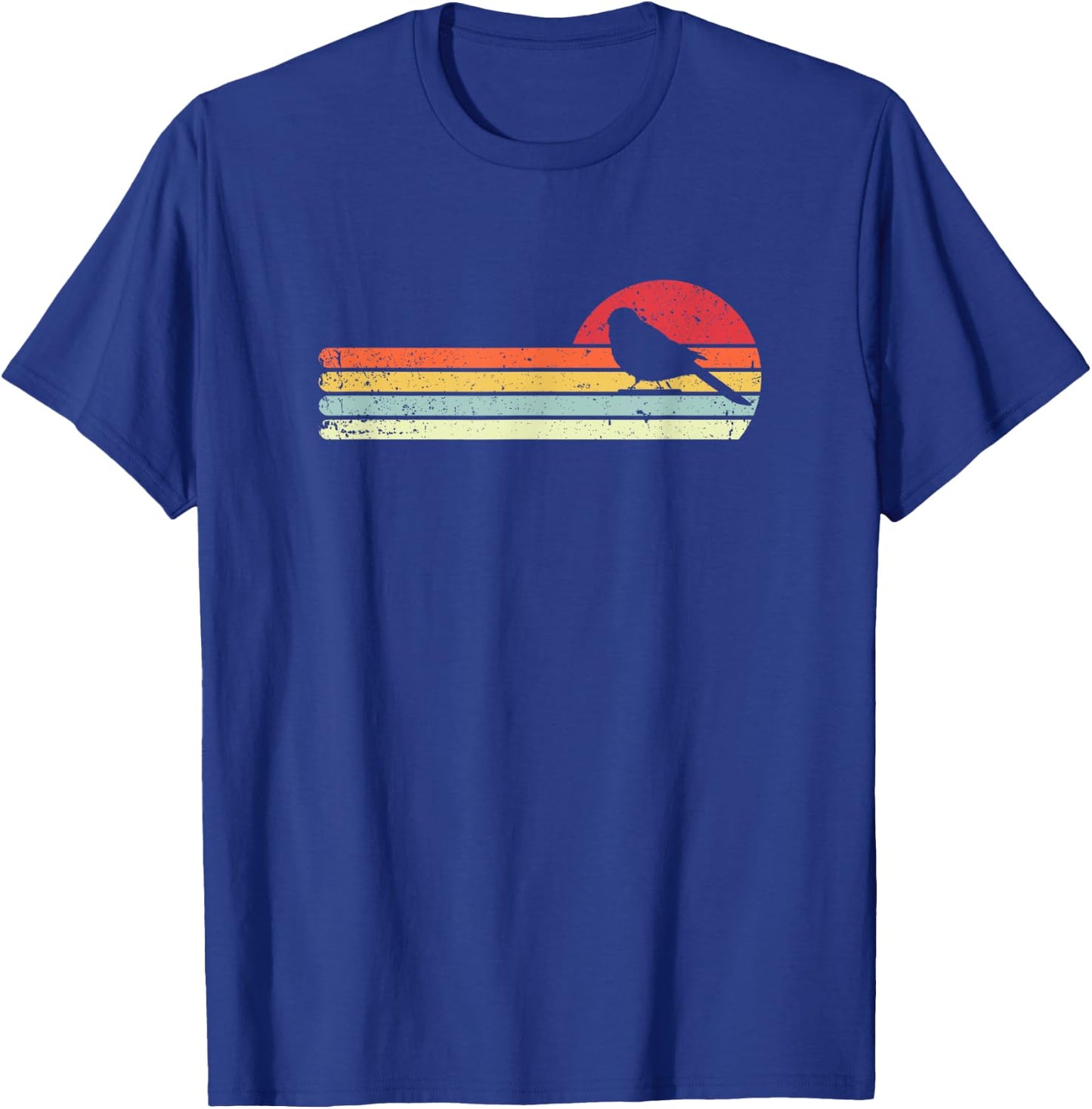 Bird Watching Shirt Men Women Retro Bird Watching T-Shirt - T-Shirt | Royal