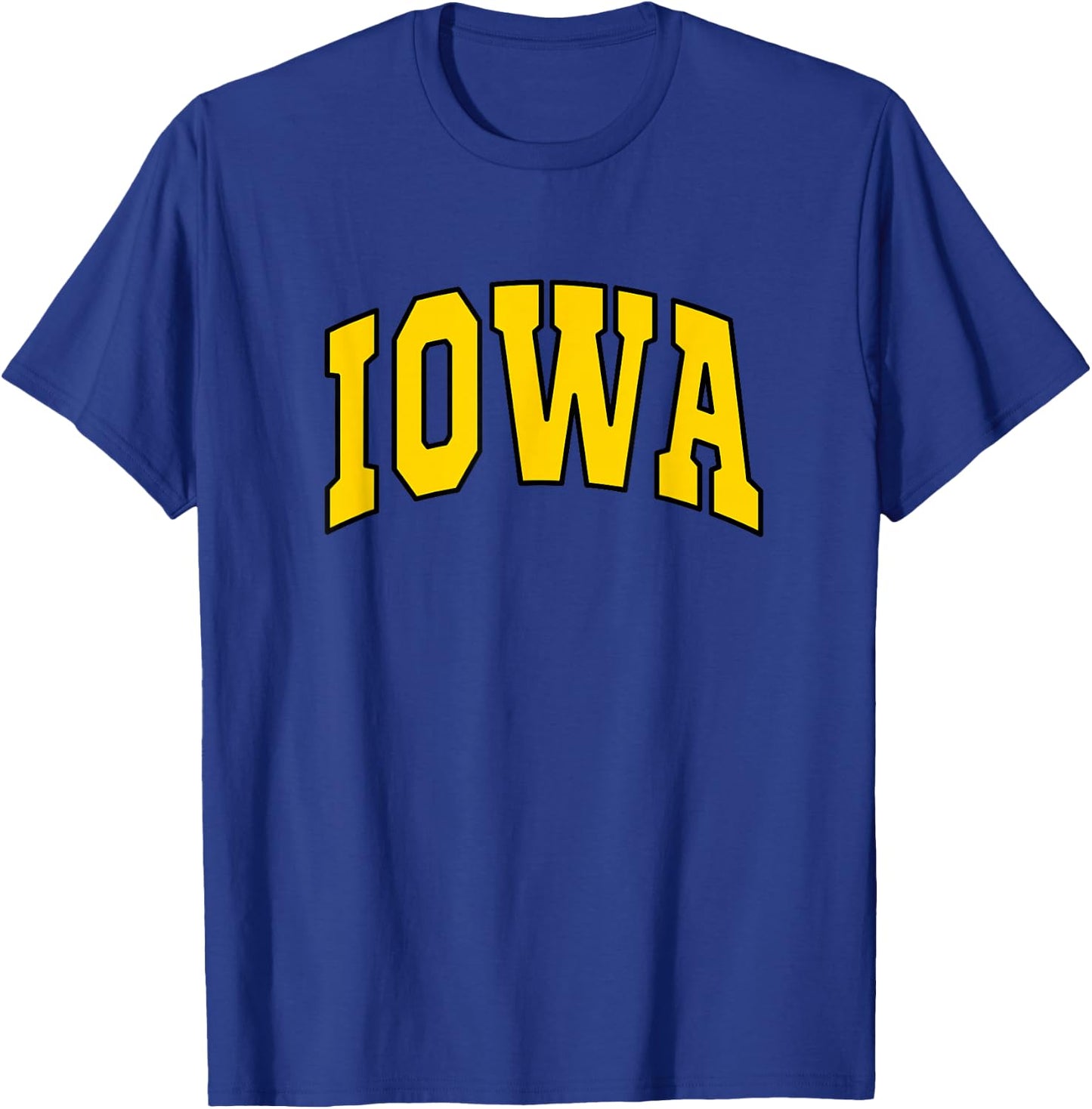 Iowa - Throwback Design - Classic T-Shirt - T-Shirt | Royal