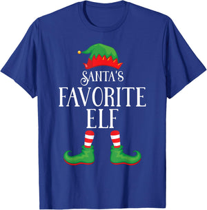 Favorite Elf Matching Group Xmas Funny Family Christmas T-Shirt - T-Shirt | Royal