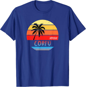 Corfu Shirt | Corfu Greece T-Shirt - T-Shirt | Royal