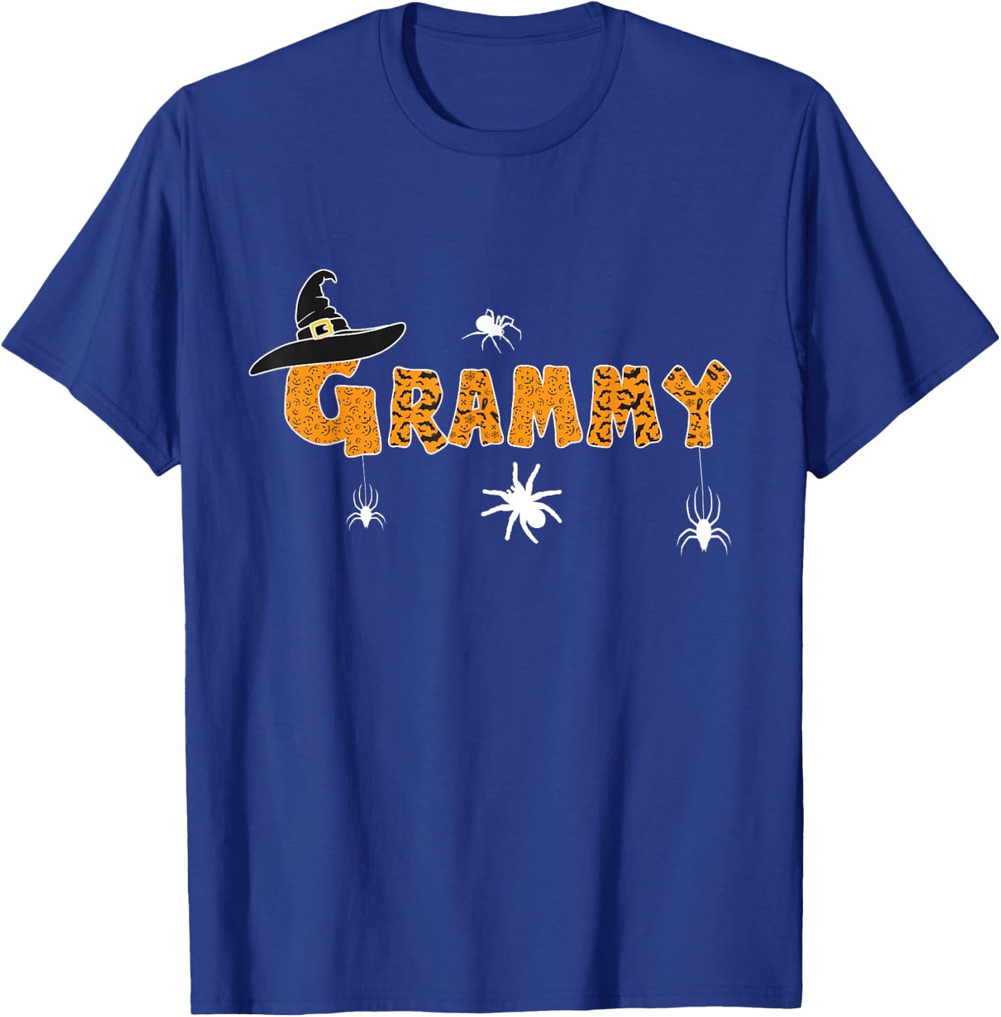 Funny Halloween Witches Hat Boo Shirt Scary Grammy Grandma T-Shirt - T-Shirt | Royal