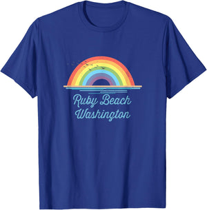 Ruby Beach Washington Souvenir Graphic T-Shirt - T-Shirt | Royal