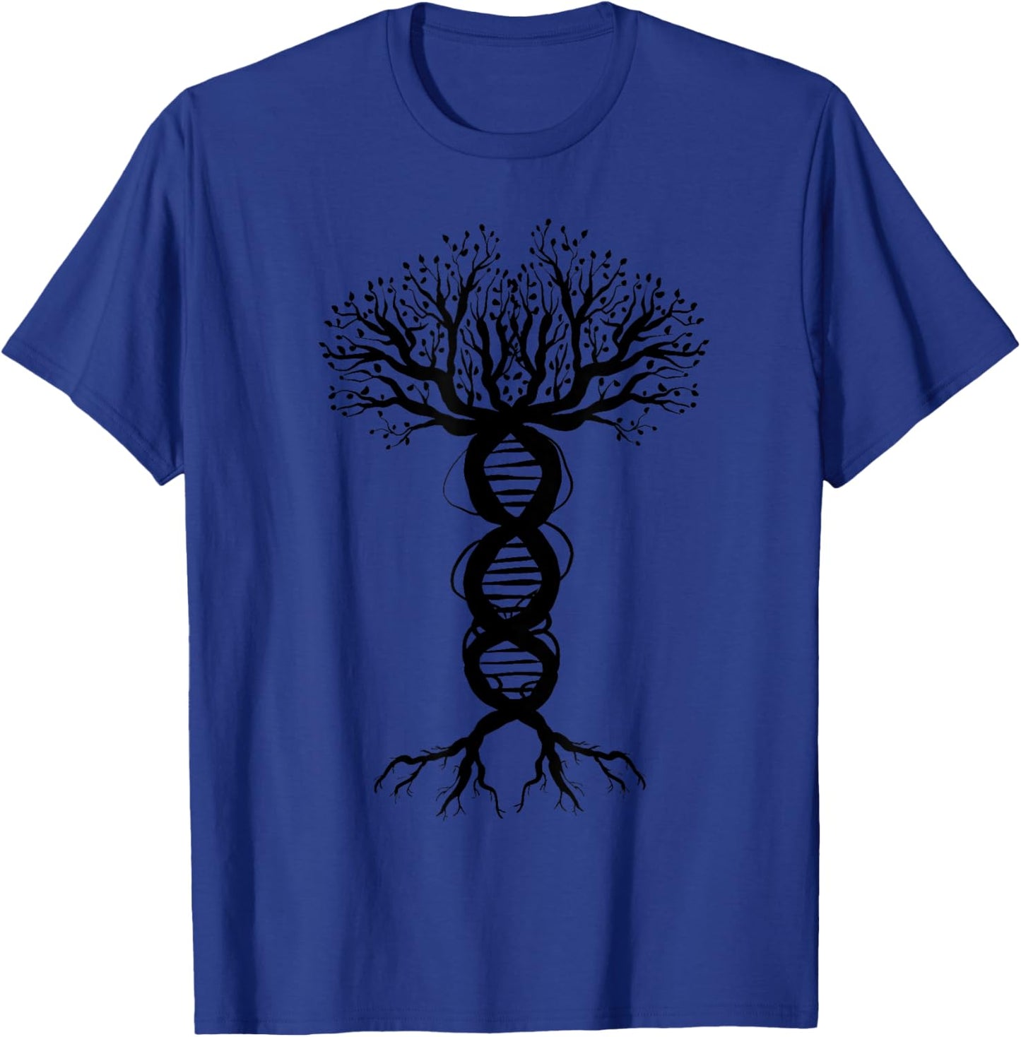 Cool DNA Tree | Funny Plant Genealogy Student Lover Gift T-Shirt - T-Shirt | Royal