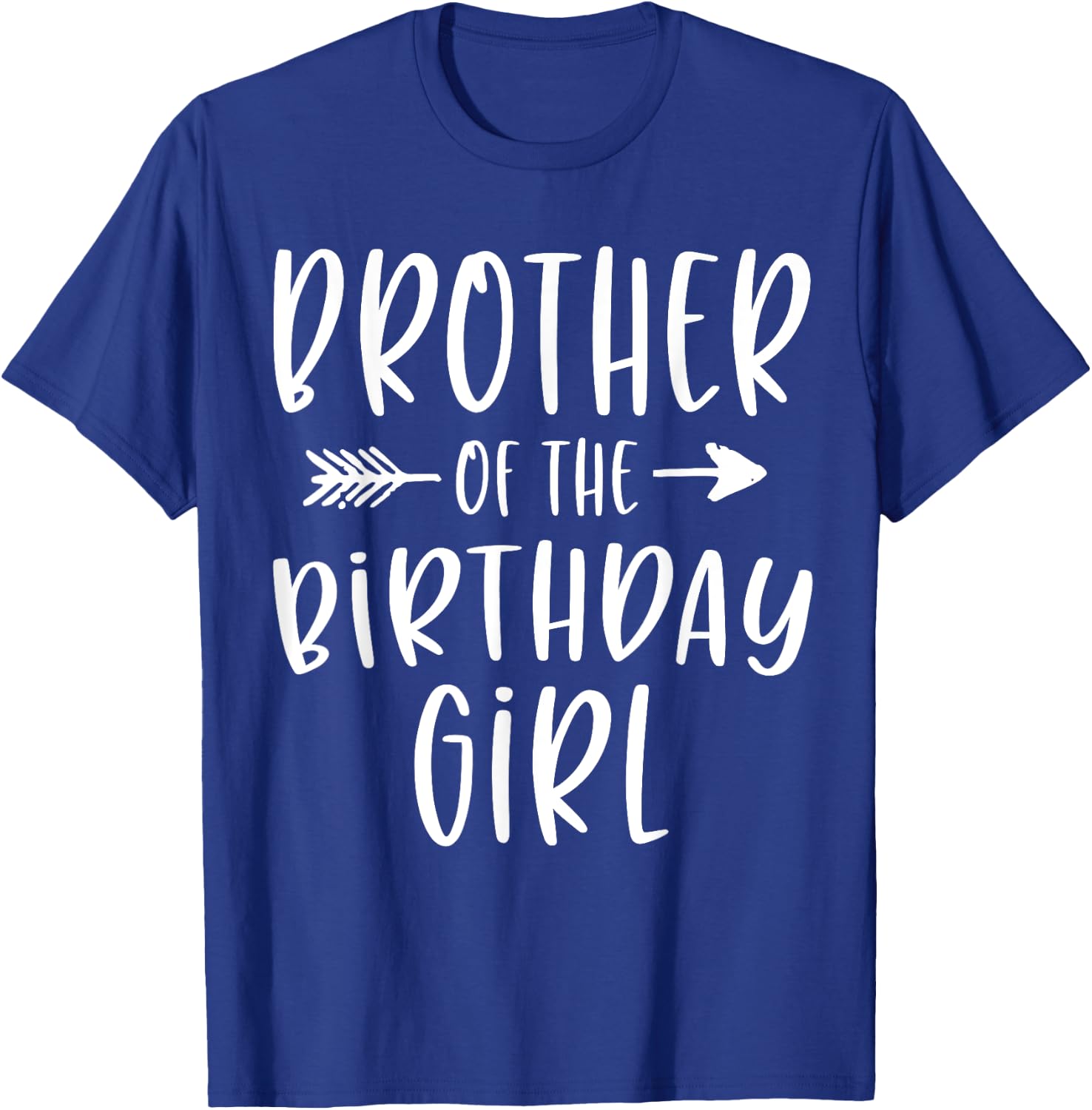 Brother of the Birthday Girl Sibling Birthday Party T-Shirt - T-Shirt | Royal