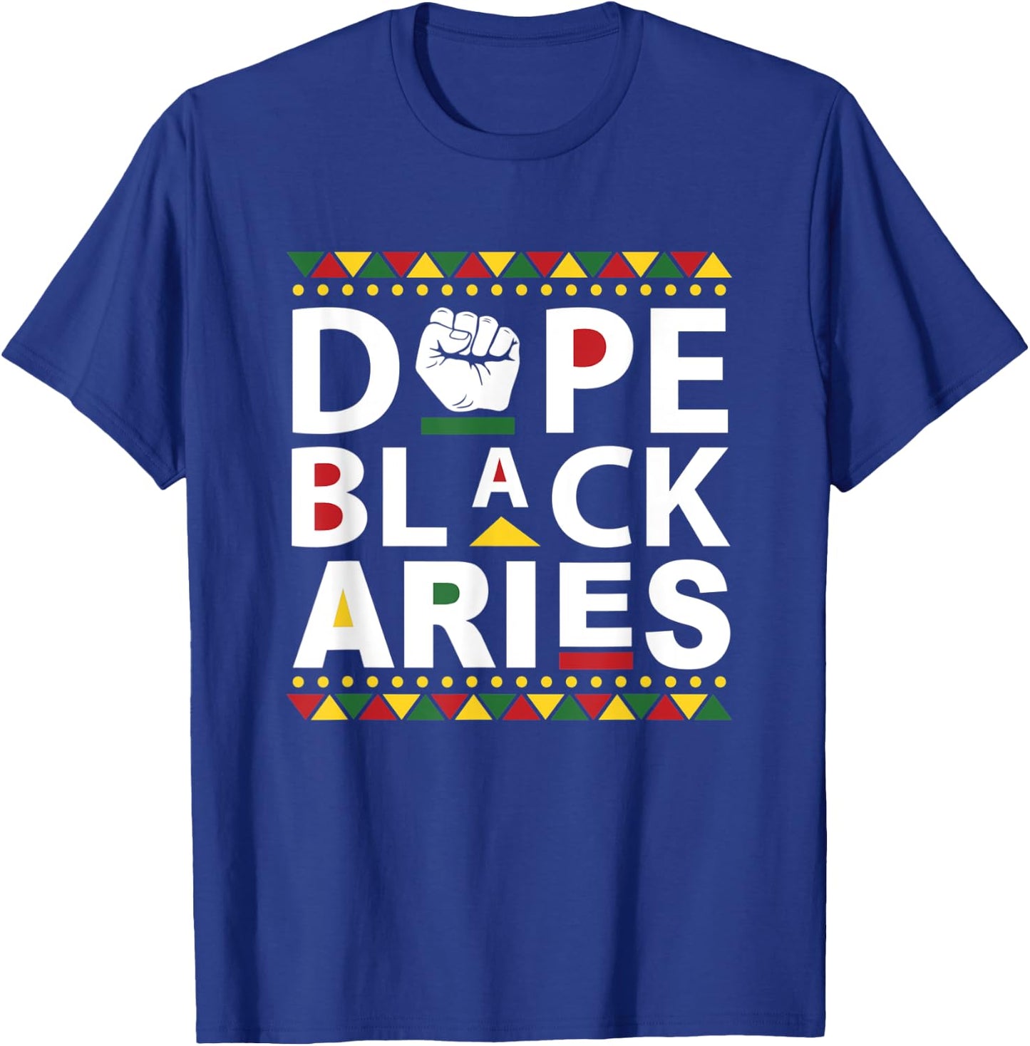 African American Aries, Black Man Black Woman Melanin Aries T-Shirt - T-Shirt | Royal