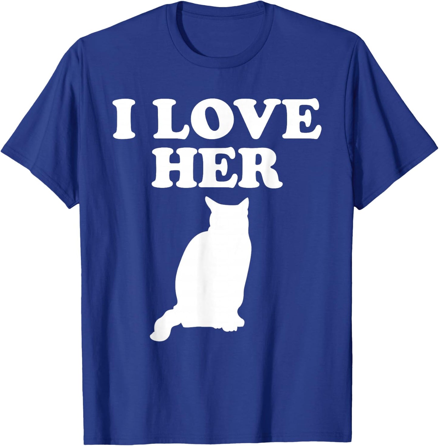 I love her Kitty cat I like his rooster matching couple love T-Shirt - T-Shirt | Royal