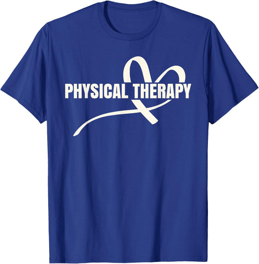 PTA Physiotherapy PT Therapist Love Physical Therapy T-Shirt - T-Shirt | Royal