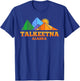 Talkeetna Alaska Retro Mountain Gift or Souvenir T Shirt T-Shirt - T-Shirt | Royal