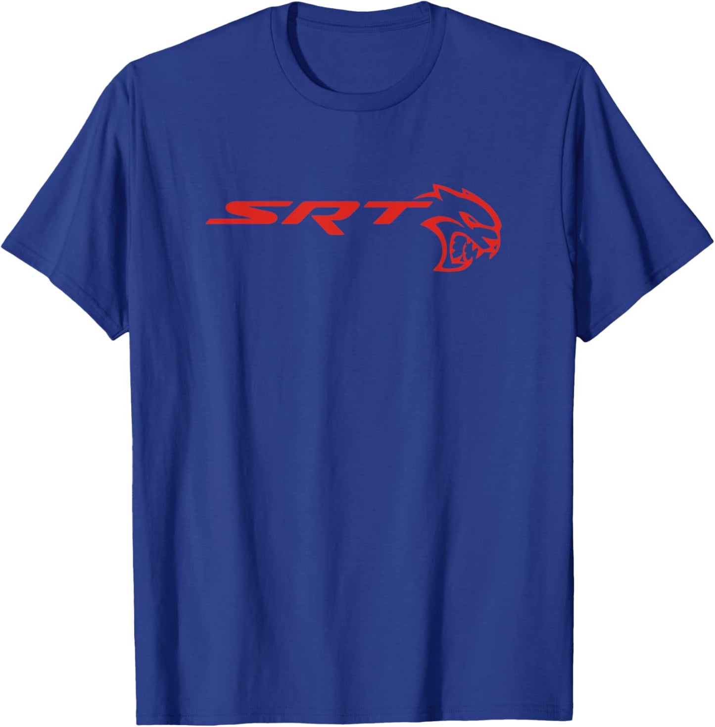 Dodge SRT Hellcat -Adults , White, Short Sleeve, Classic Fit, Small T-Shirt - T-Shirt | Royal