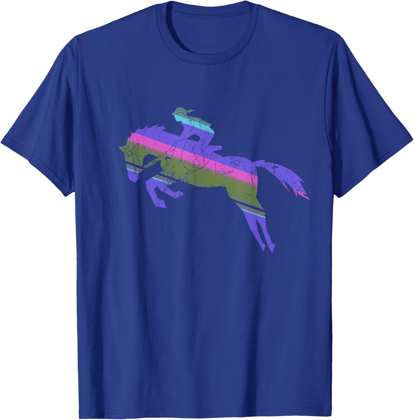 English Horse Riding Shirt | Girl Riding Horse T-Shirt - T-Shirt | Royal