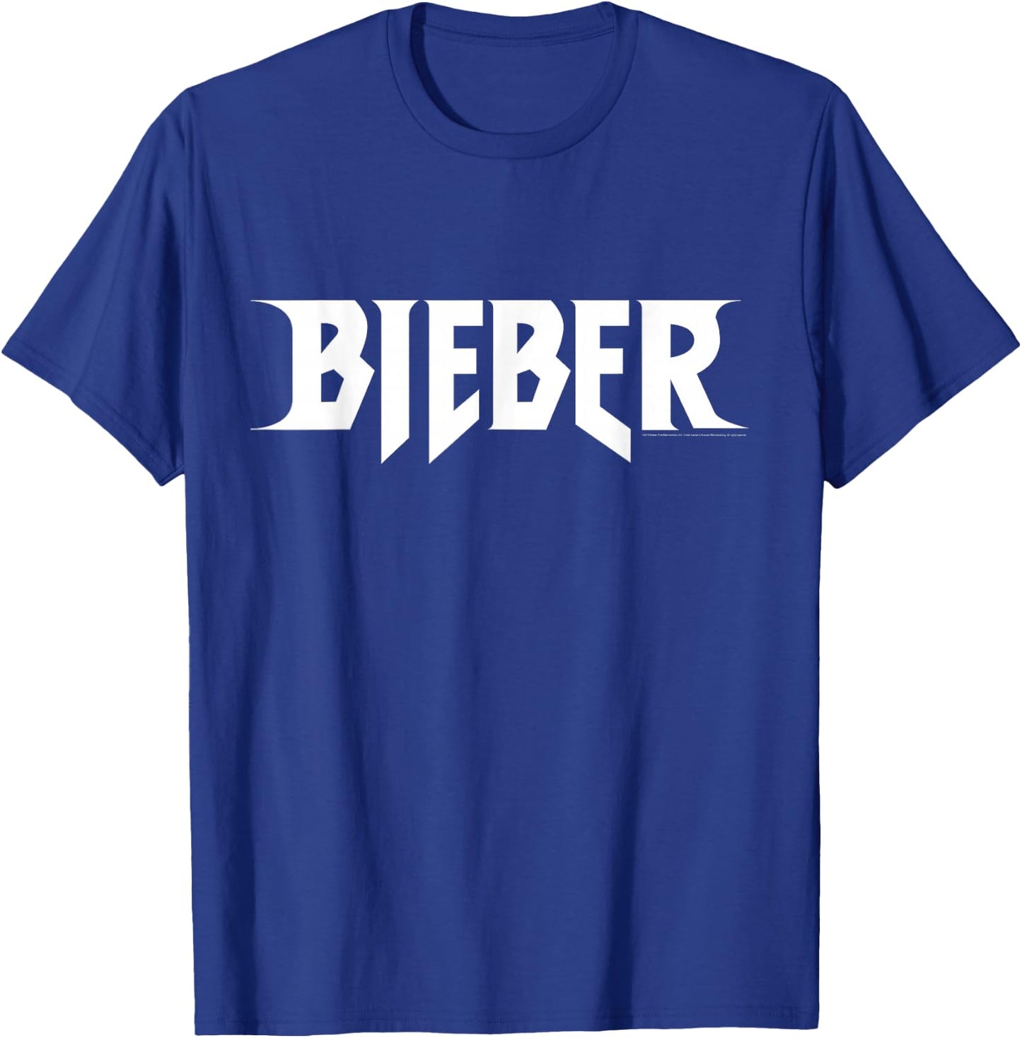 Justin Bieber Official Logo T-Shirt - T-Shirt | Royal