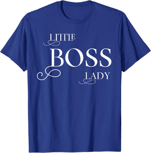 Little Boss Lady Baby Children Toddler Girl T-Shirt - T-Shirt | Royal
