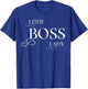 Little Boss Lady Baby Children Toddler Girl T-Shirt - T-Shirt | Royal