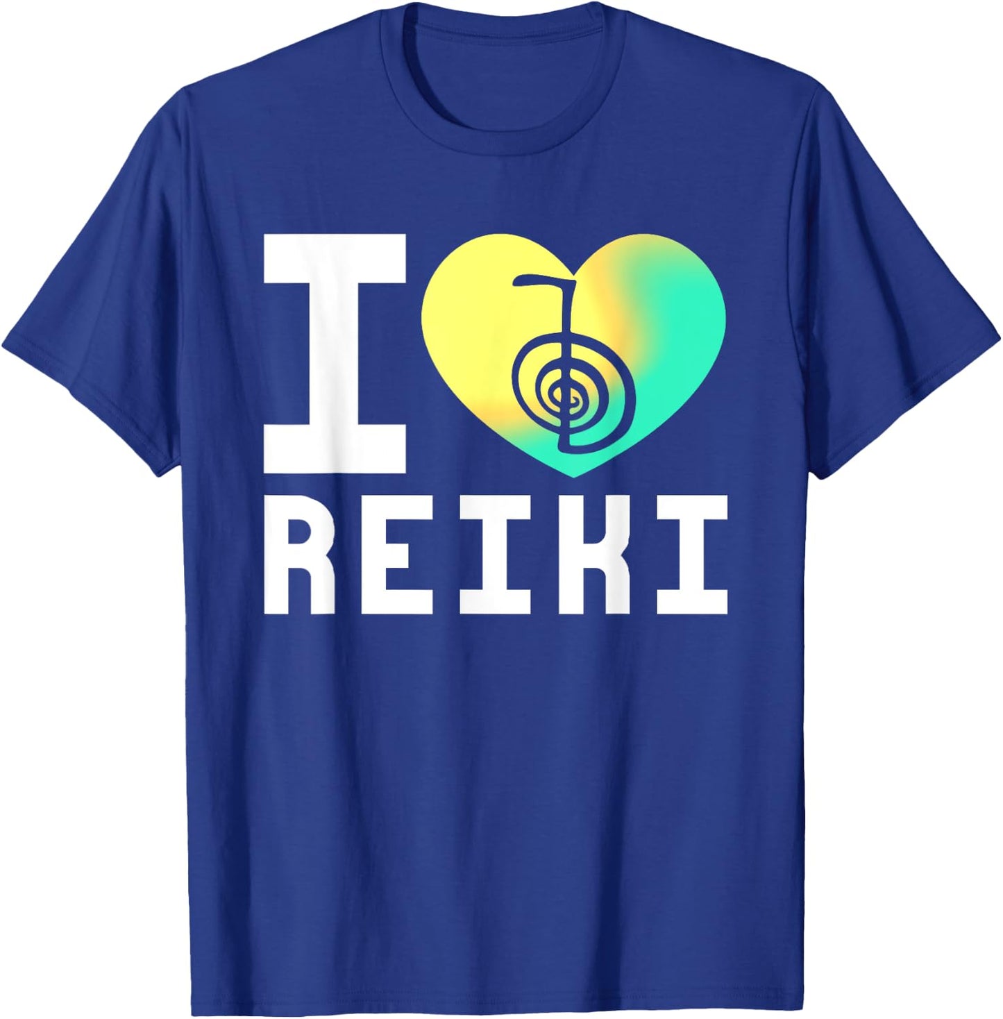 Heart Reiki Master Chakra Yoga Japan Healing Energy Esoteric T-Shirt - T-Shirt | Royal