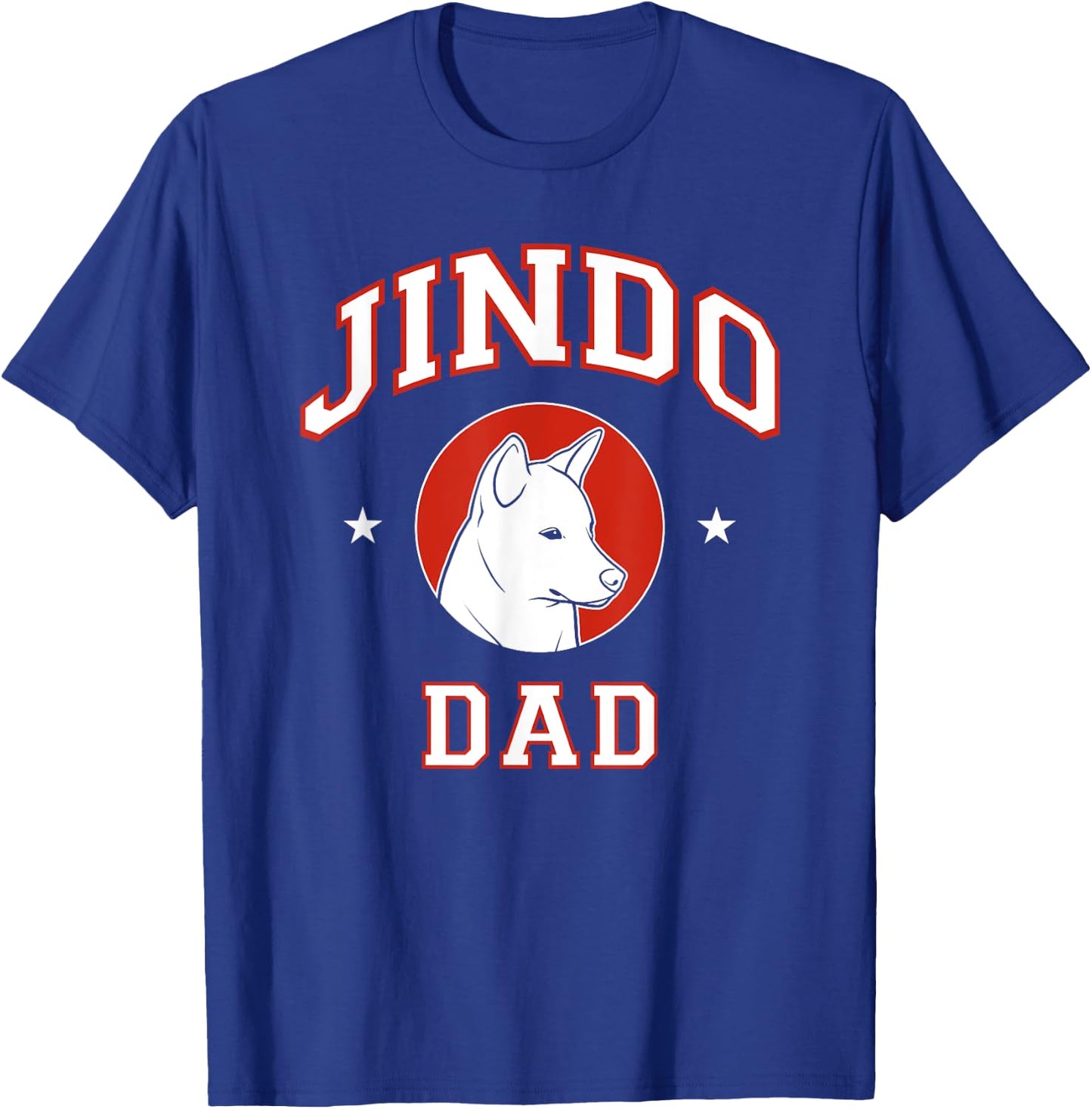Jindo Dad Dog Father T-Shirt - T-Shirt | Royal