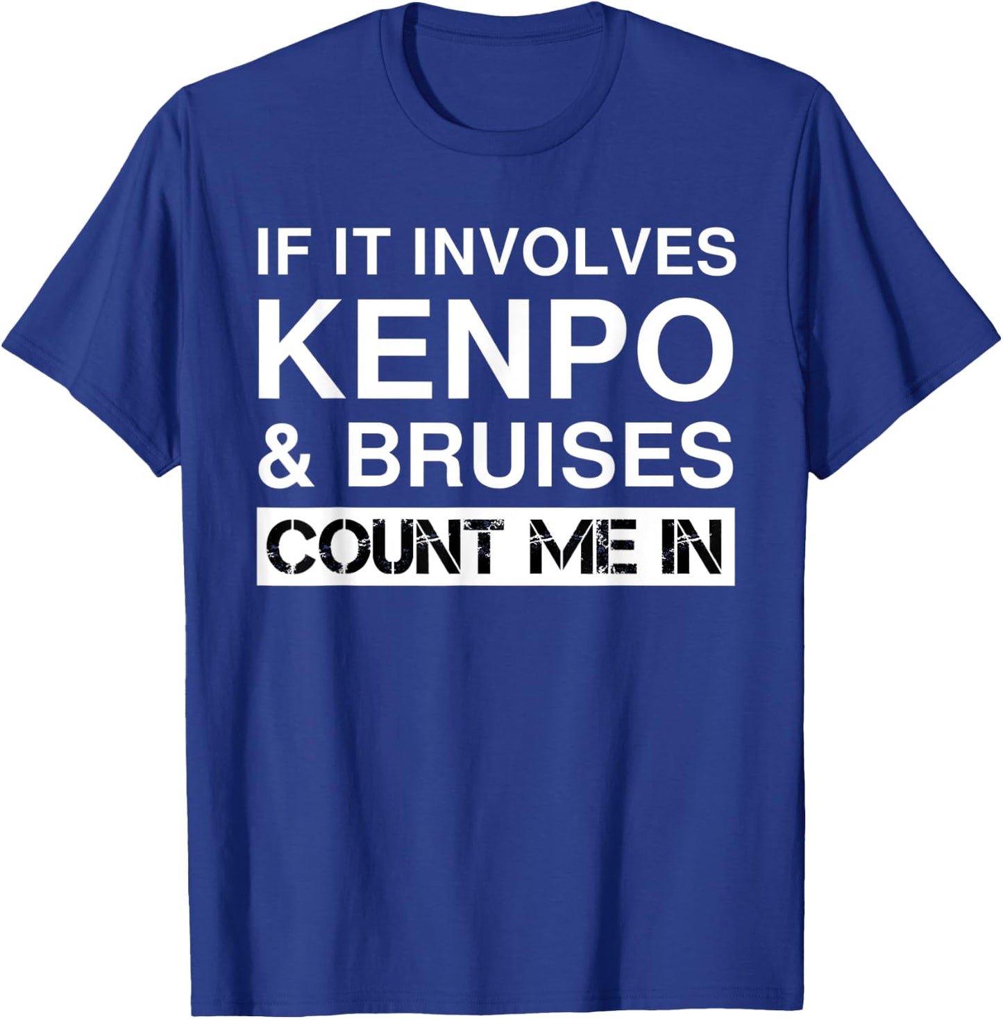 Funny Japanese American Kenpo Fighter Fighting Martial Arts T-Shirt - T-Shirt | Royal