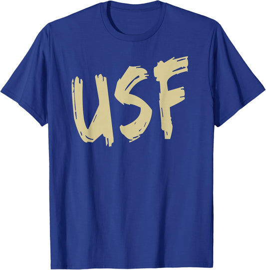 Homemade Sloppy USF T-Shirt - T-Shirt | Royal