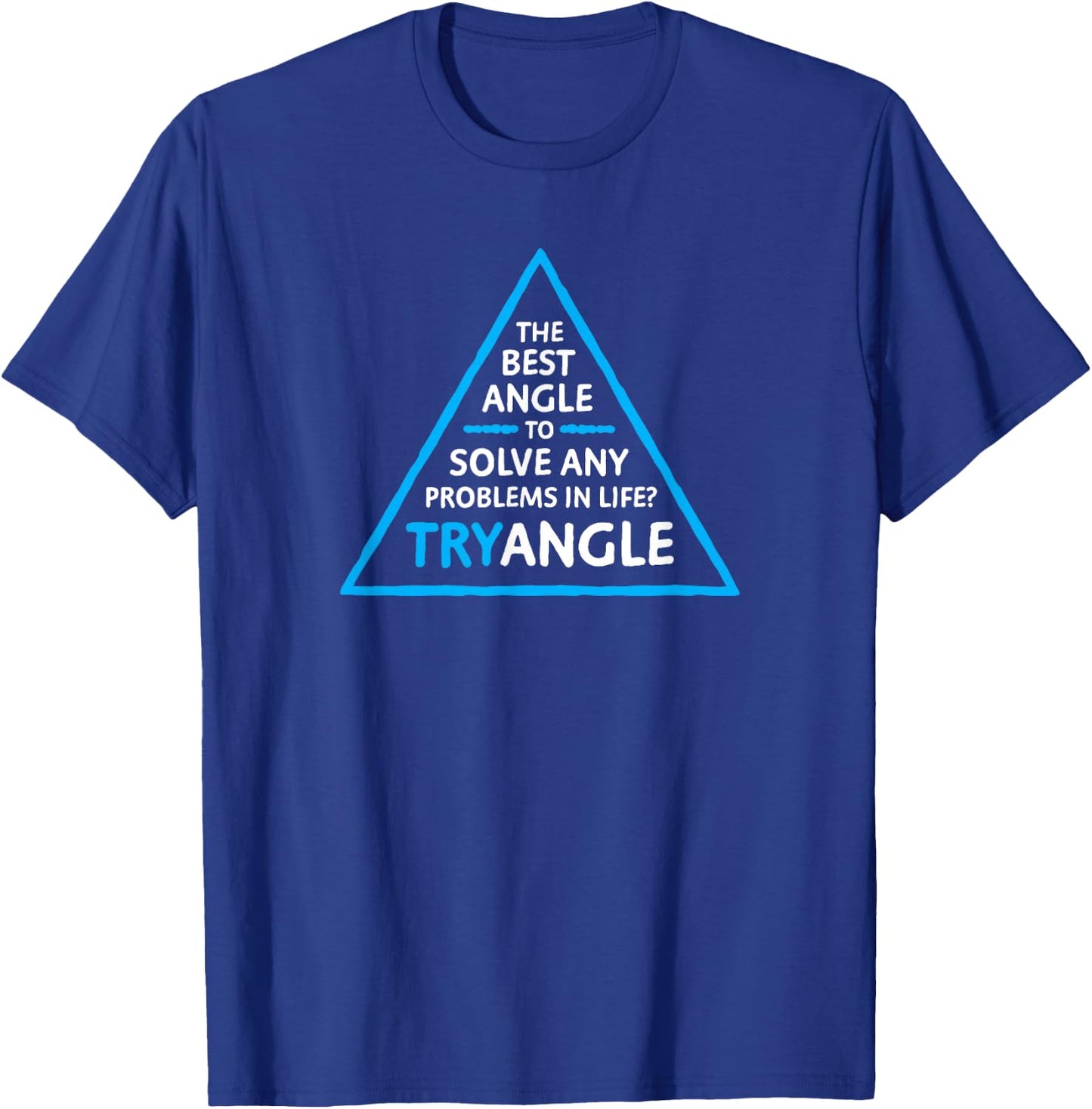 Funny Math Shirt Women Kids Motivational Quote T-Shirt - T-Shirt | Royal