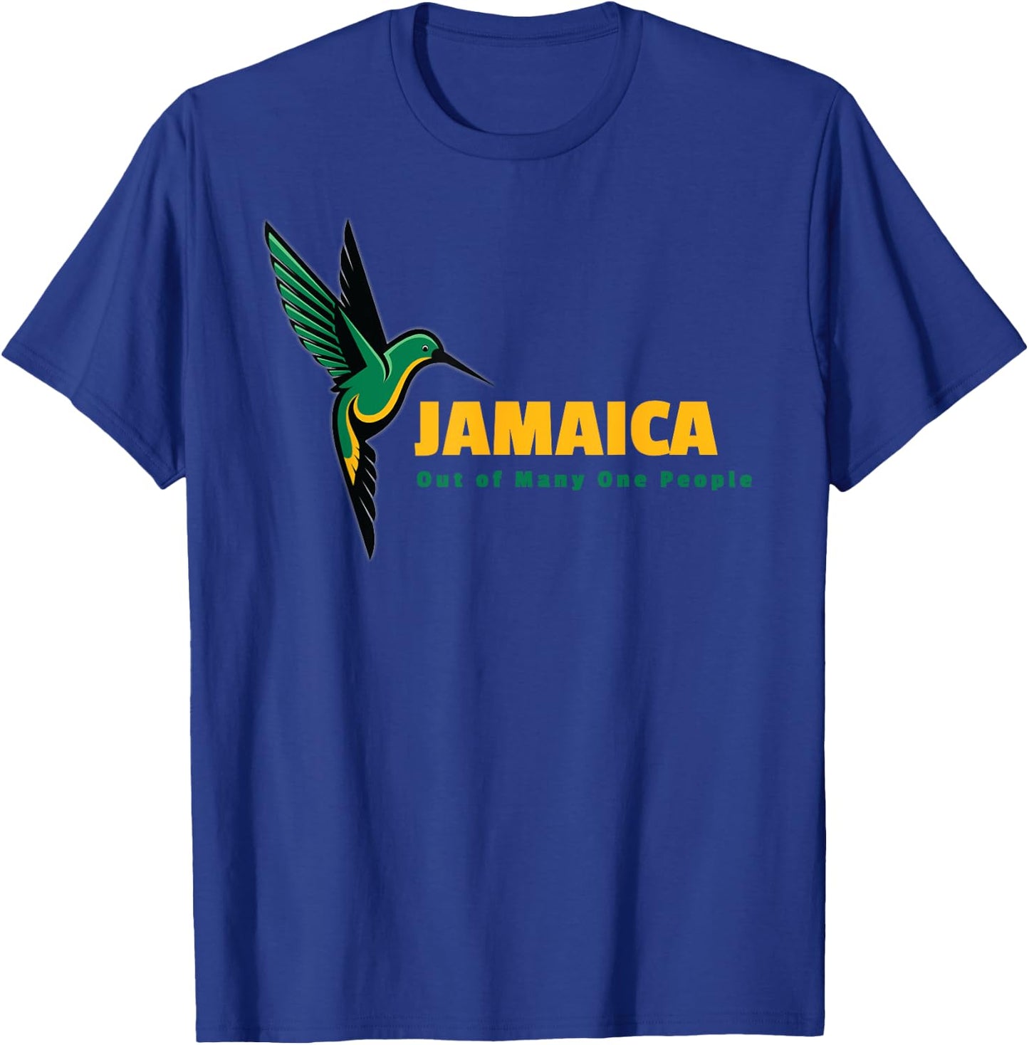 Jamaica national bird and slogan T-Shirt - T-Shirt | Royal