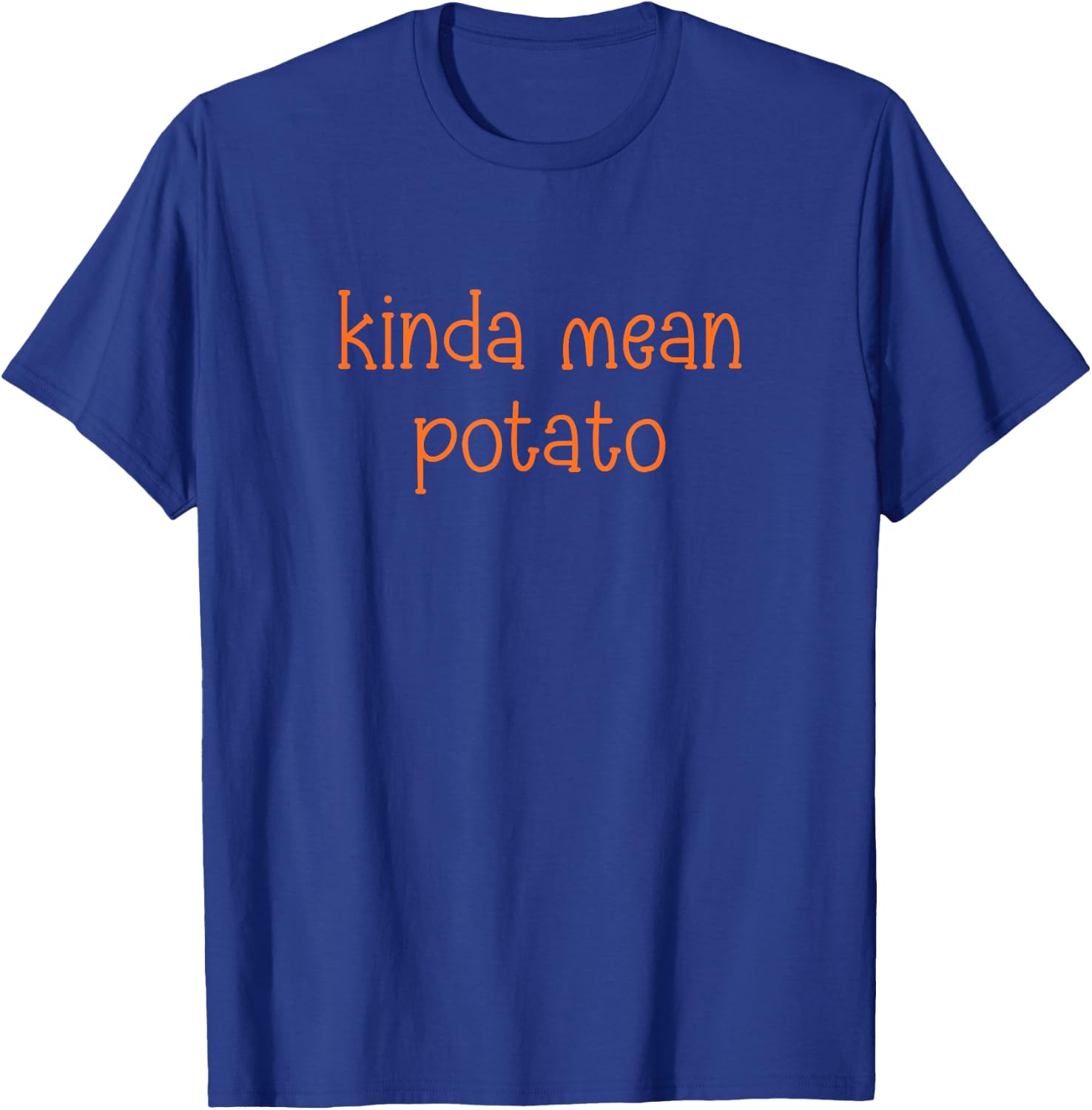 Kinda Mean Potato Matching Couples Funny Thanksgiving T-Shirt - T-Shirt | Royal