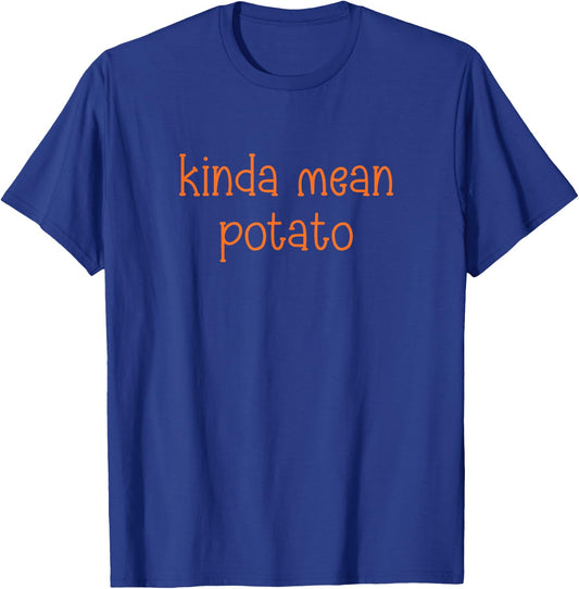 Kinda Mean Potato Matching Couples Funny Thanksgiving T-Shirt - T-Shirt | Royal