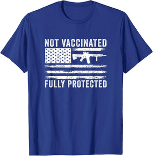 Anti Vaccine Not Vaccinated Fully Protected 2A Anti Vax T-Shirt - T-Shirt | Royal