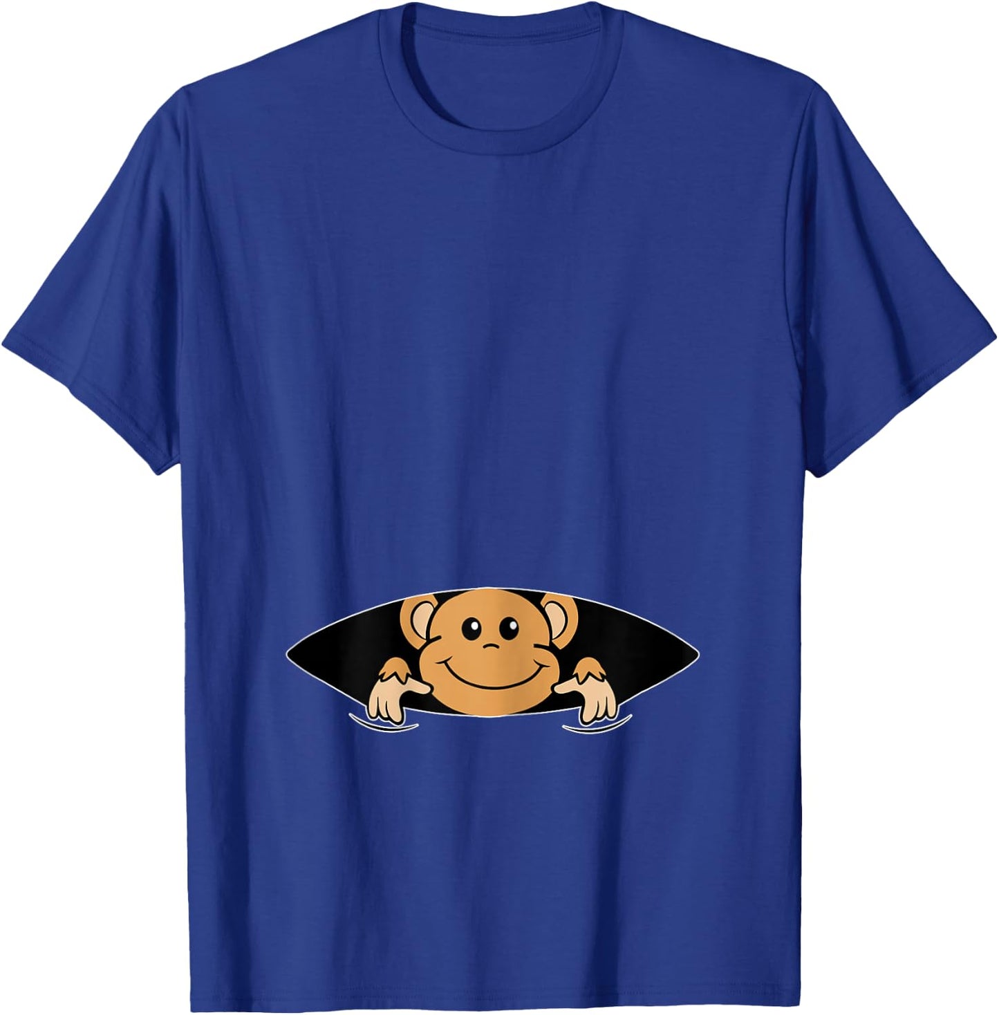 Monkey in the Belly - Pregnancy Announcing Pregnant Mum T-Shirt - T-Shirt | Royal