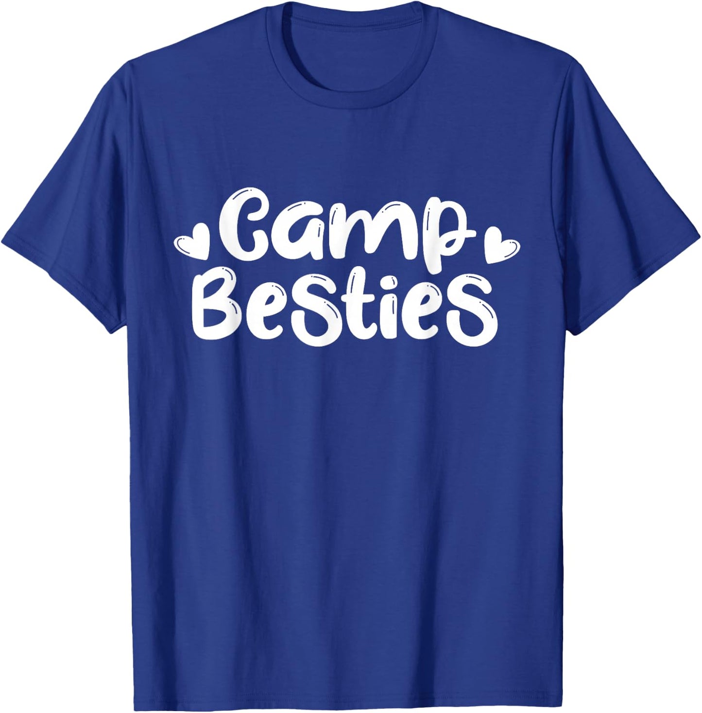 Camp Besties Shirt Cute Best Friend Summer Camper Girl Gift T-Shirt - T-Shirt | Royal