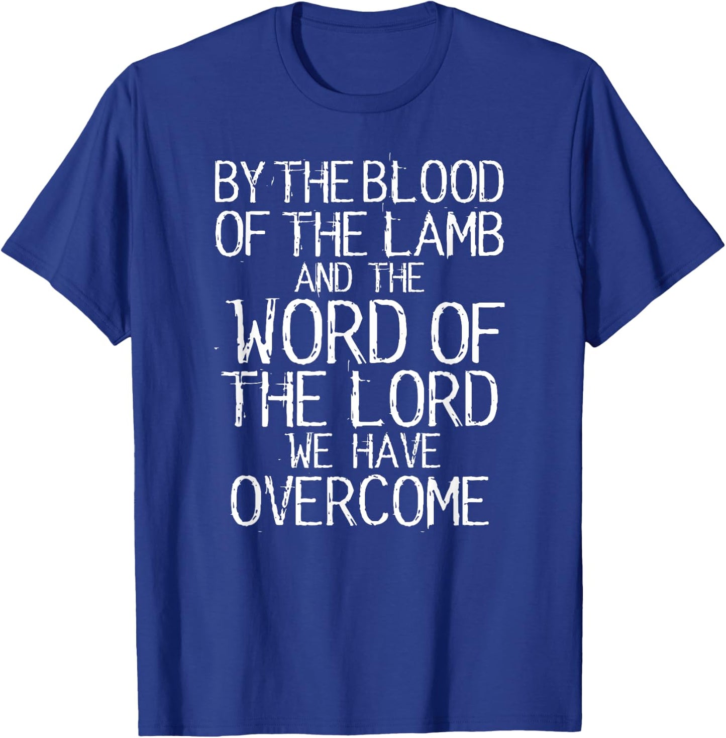Bible Verse Revelation 12:11 T-Shirt - T-Shirt | Royal