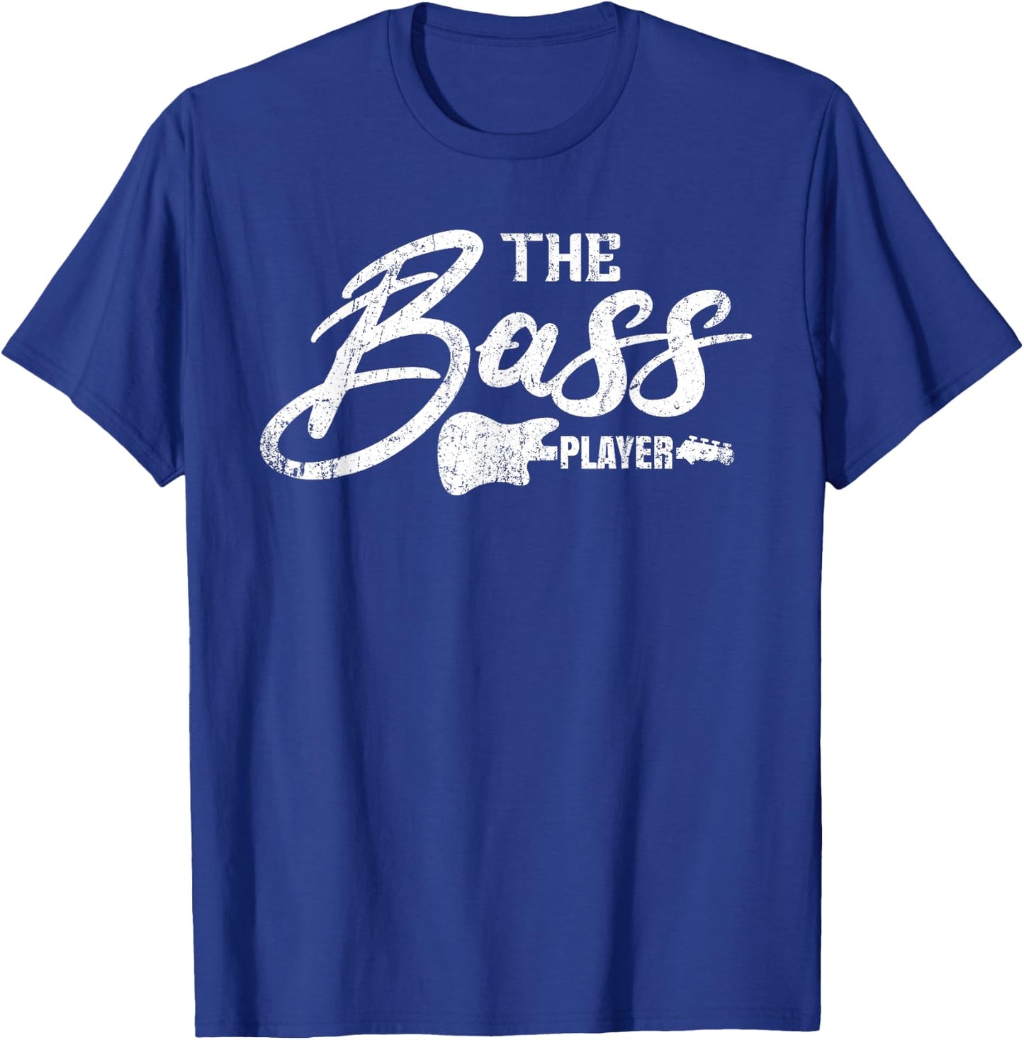 The Bass Player Guitarist Guitar Player Musician Music Bass T-Shirt - T-Shirt | Royal