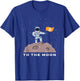 Bitcoin to the moon BTC Crypto Astronaut with BTC Flag T-Shirt - T-Shirt | Royal