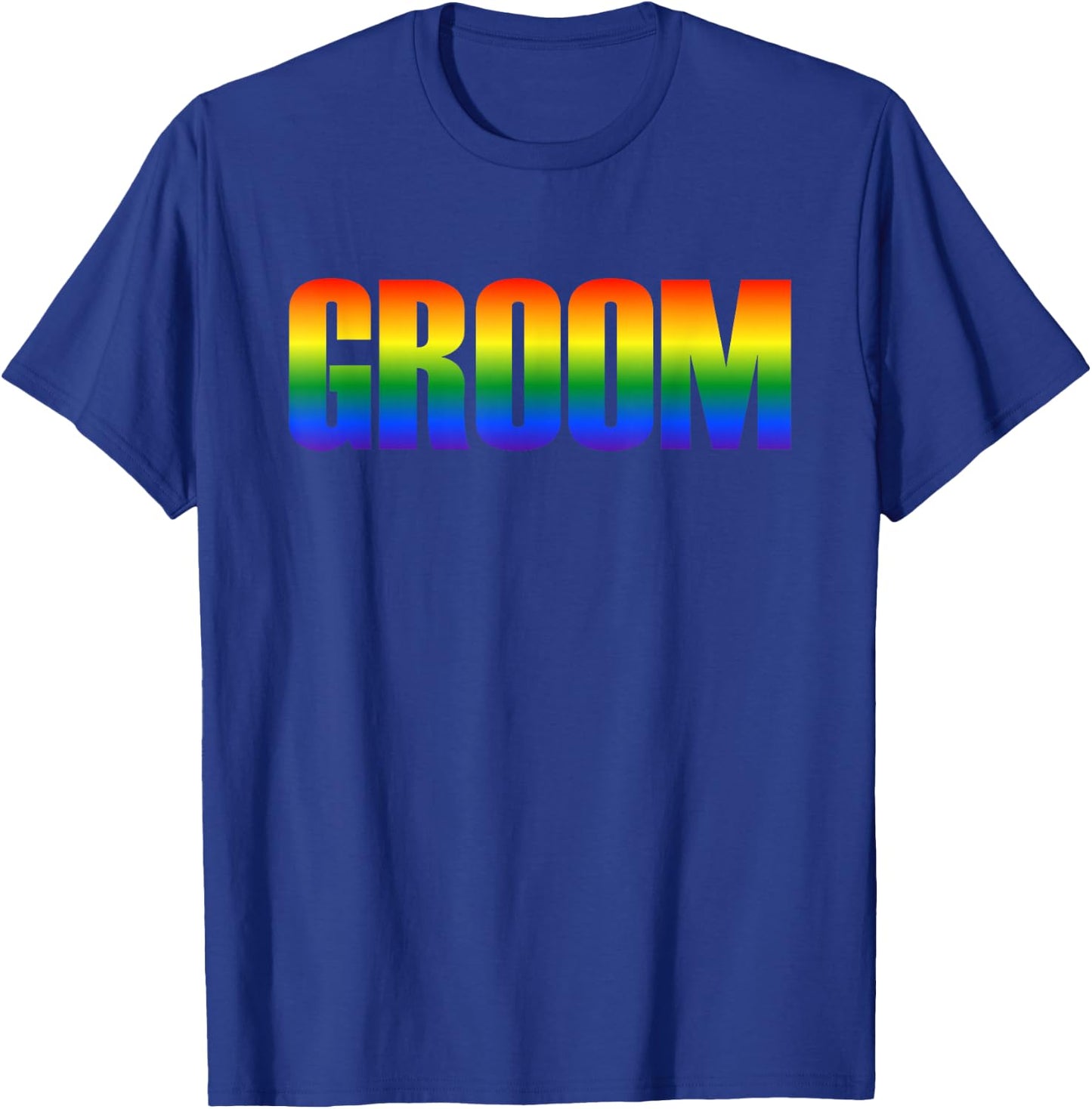 Groom Gay LGBT Same Sex Marriage Wedding Party T-Shirt - T-Shirt | Royal