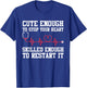 Nurse Nursing Funny Nurse T-Shirt - T-Shirt | Royal