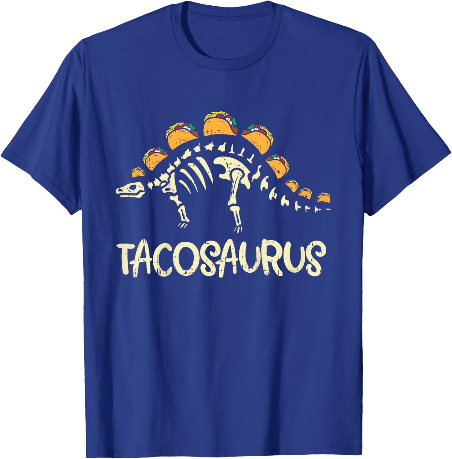 Kids Tacosaurus Skeleton Dino Toddler Boys Cinco De Mayo Kids T-Shirt - T-Shirt | Royal