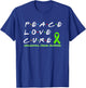 Mitochondrial Disease Awareness Peace Love Cure T-Shirt - T-Shirt | Royal
