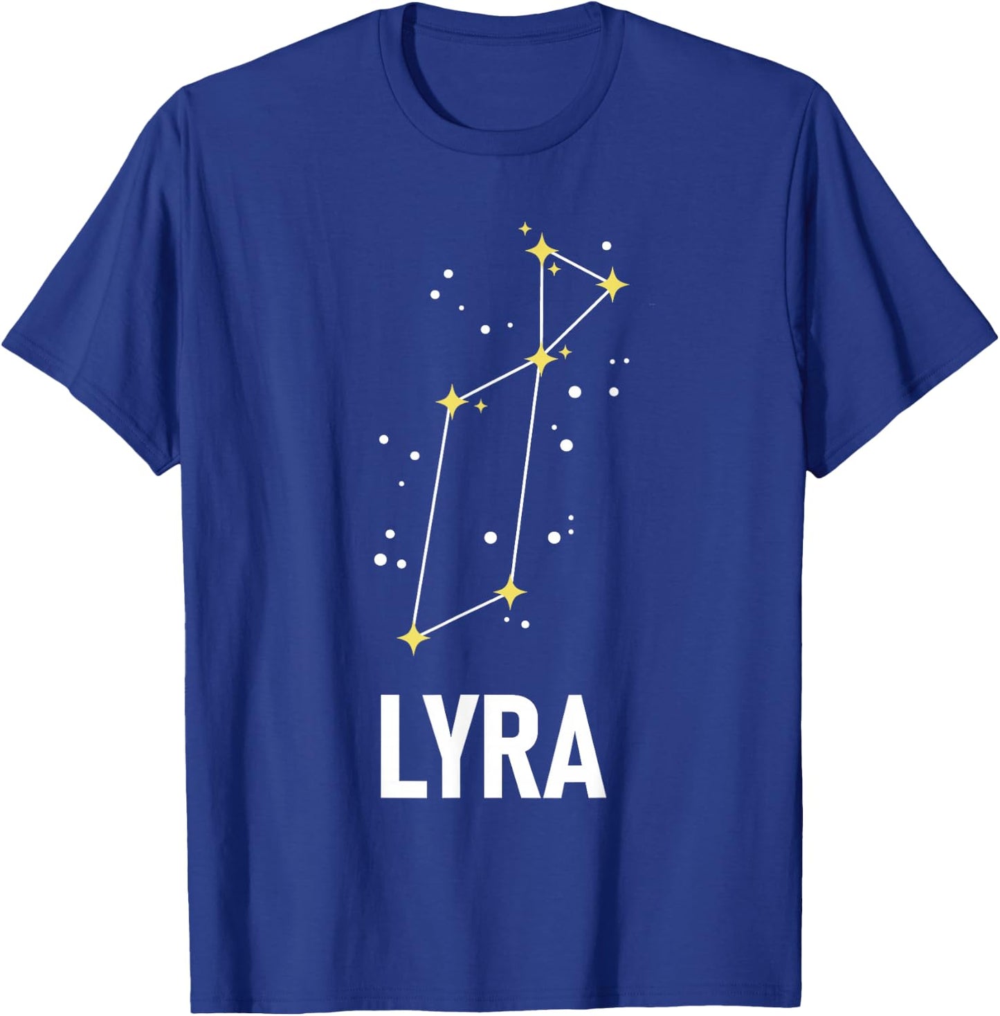 Lyra - Stars Constellation Stargazing Astrology Stargazer T-Shirt - T-Shirt | Royal