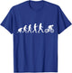 Evolution Cycling Bicycle Road Bike T-Shirt - T-Shirt | Royal