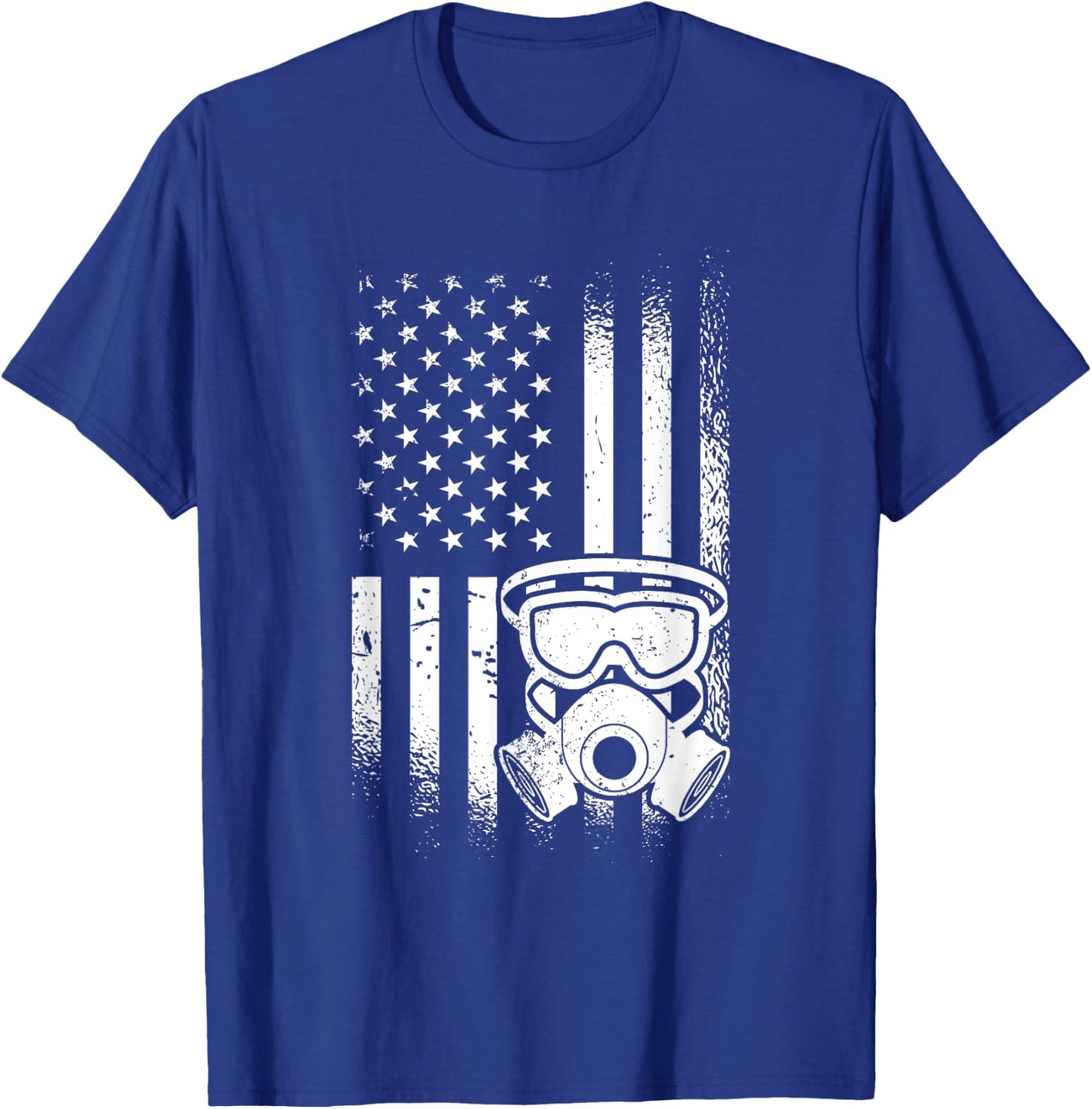 US Flag Exterminator Apparel American Exterminator Pest Control T-Shirt - T-Shirt | Royal