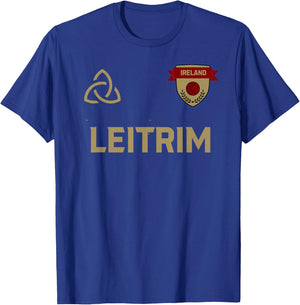 Leitrim Gaelic Jersey T-Shirt - T-Shirt | Royal