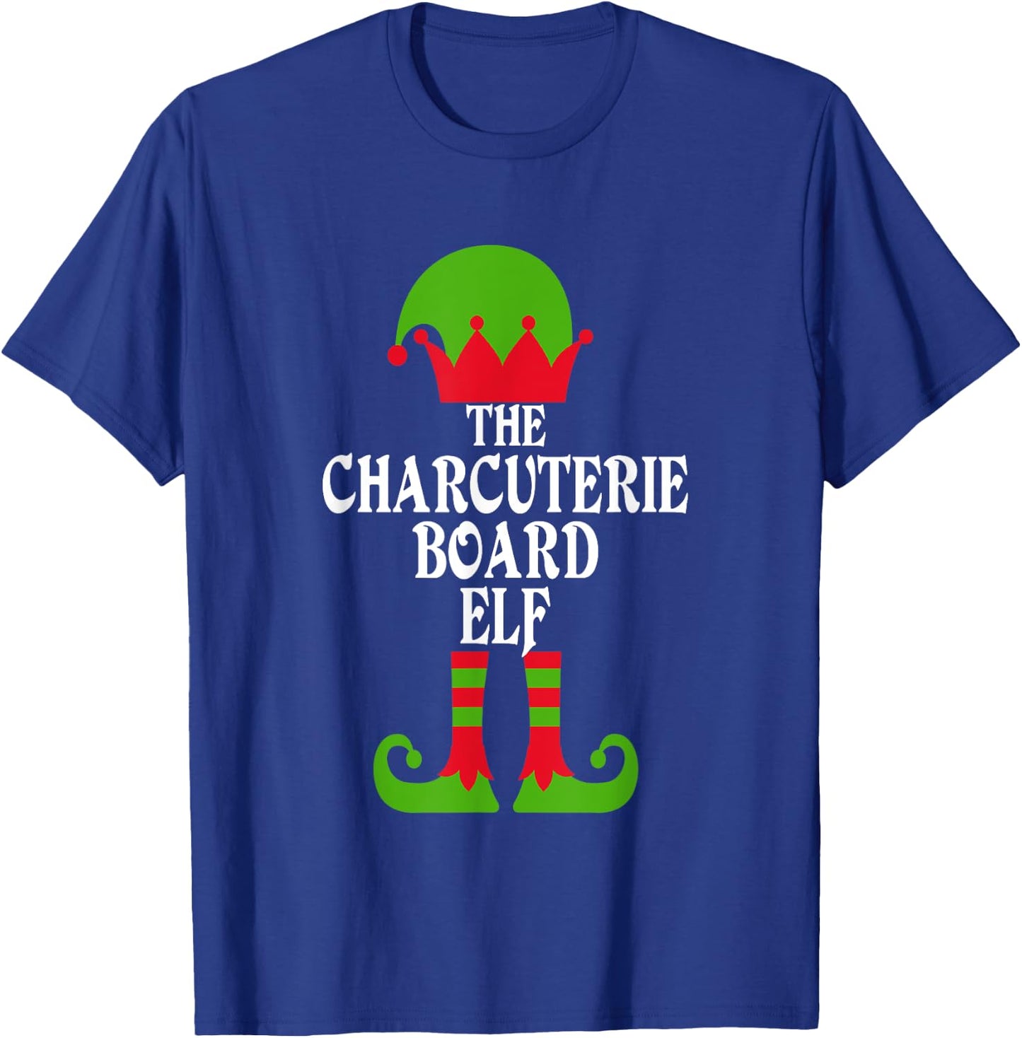 Charcuterie Board Elf Christmas T-Shirt - T-Shirt | Royal