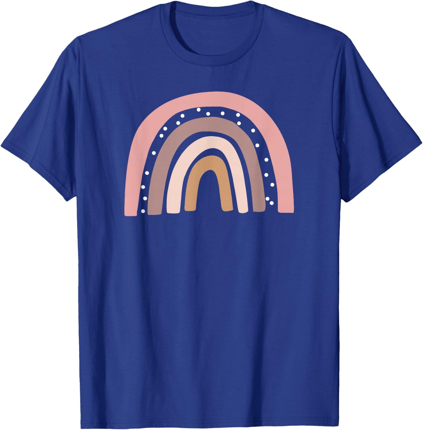 Boho Colors Minimalist Rainbow T-Shirt - T-Shirt | Royal