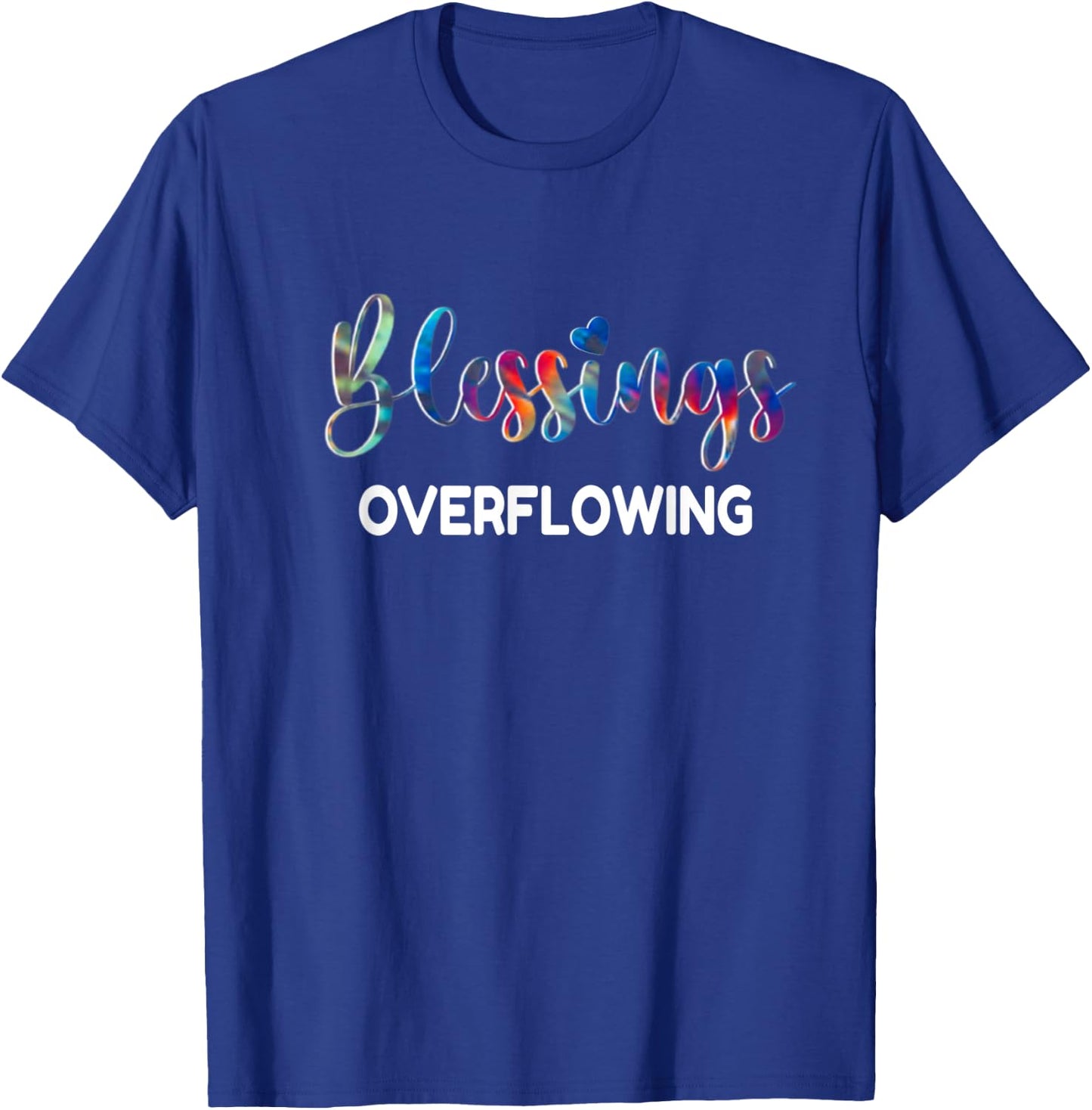 Blessed Beyond Measure Vintage Retro Christian Funny T-Shirt - T-Shirt | Royal