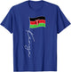 Kenya Signature Flag Pole - Elegant Patriotic Kenyan Flag Kids Men T-Shirt - T-Shirt | Royal