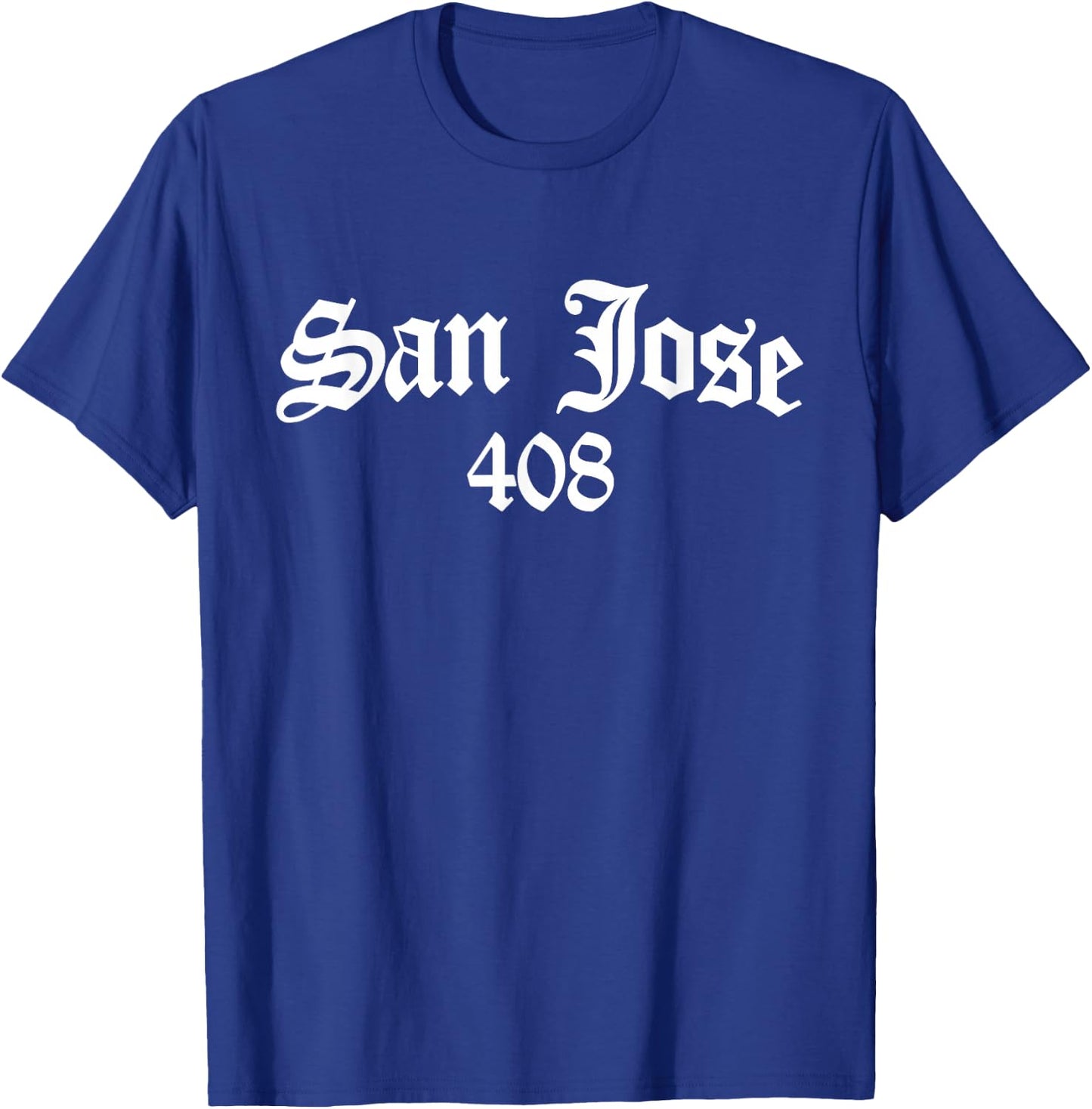 San Jose California 408 Souvenir T-Shirt - T-Shirt | Royal