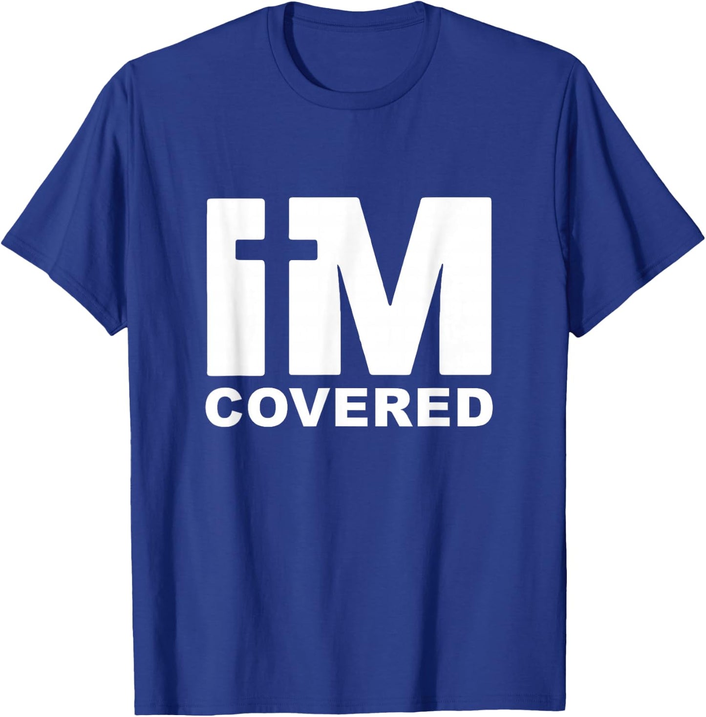 I'm Covered - Graceful Cross Faithful Christian Religious T-Shirt - T-Shirt | Royal