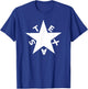Lorenzo de Zavala Flag Texas T-Shirt - T-Shirt | Royal