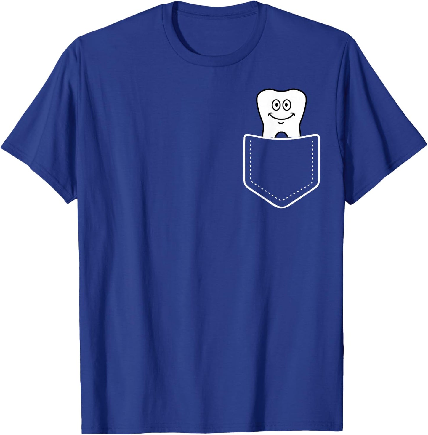 funny tooth pocket, Tooth Dental Assistant T-Shirt - T-Shirt | Royal