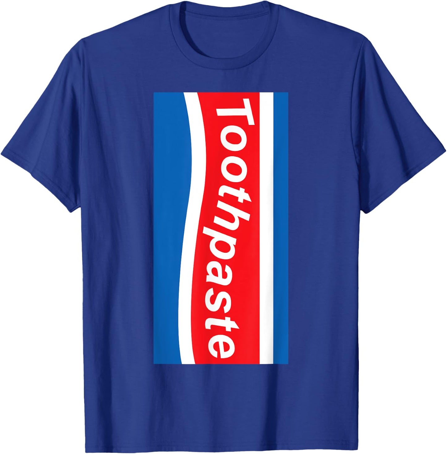 Toothpaste Easy Tooth Toothpaste Couple Halloween Costume T-Shirt - T-Shirt | Royal
