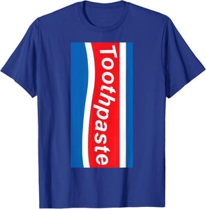 Toothpaste Easy Tooth Toothpaste Couple Halloween Costume T-Shirt - T-Shirt | Royal